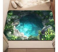 boiszeda 3D Koi Trap Doormat Optical Illusion Door Mat Non-Slip Entrance Mat