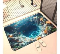boiszeda 3D Koi Trap Doormat Optical Illusion Door Mat Non-Slip Washable Entry Mat Indoor/Outdoor Rug