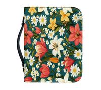 boiszeda Bible Cover Tote Bag Bible Case Cover with Handle PU Leather Carrying Bag Women's Bag Book Protective Church Handbags