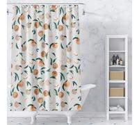 boiszeda Fruit Print Polyester Waterproof Shower Curtain - Thickened with Hooks, Machine Washable