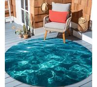 boiszeda Practical Non-Slip Round Washable Kitchen Rug Features Quick-Dry Absorption for a Safe Clean and Stylish Cooking Dining or Bathroom Area