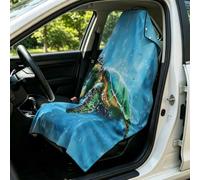 boiszeda Sea Turtle Dolphin Car Seat Cover 2 in 1 Beach Towel Multi-use
