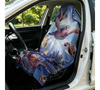 boiszeda Sea Turtle Dolphin Car Seat Cover 2 in 1 Beach Towel Multi-use