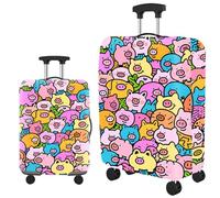 boiszeda Suitcase Covers Elastic Polyester Luggage Protector Durable Dustproof Scratch Resistant for Travel Stylish Design That Adds A Personal Touch to Your Luggage