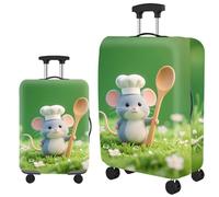 boiszeda Suitcase Covers Elastic Polyester Luggage Protector Durable Dustproof Scratch Resistant for Travel Stylish Design That Adds A Personal Touch to Your Luggage