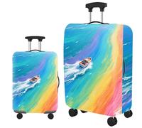 boiszeda Suitcase Covers Elastic Polyester Luggage Protector Universal Fit Dustproof Scratch Resistant Travel Accessory Designed to Extend The Life of Your Valuable Luggage