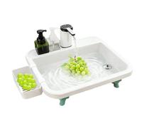 Boîte de Rangement Câbles de Bureau - Organisateur en Acier Carbone, Portable Washing Station for Outdoor Use - For Women, Men, Adults, Travellers for Dishwashing in the Garden when Barbecuing