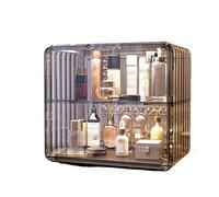 Boîte de rangement pour le maquillage Dust Water Proof Cosmetics Storage Display Case with Drawers, Cosmetic Display Box Suitable For Countertop Bathroom Dressing Table Bedroom Organisateur de cosméti