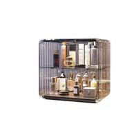 Boîte de rangement pour le maquillage Dust Water Proof Cosmetics Storage Display Case with Drawers, Cosmetic Display Box Suitable For Countertop Bathroom Dressing Table Bedroom Organisateur de cosméti