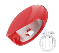 Boîtier De Rangement Automatique Pour Câbles Casque - Enrouleur Auto Avec Ventouse Ou Adhésif, Organisateur Câbles D'Écouteurs, Teléphone USB | Solution Stockage Bureau, Voyage Et Maison