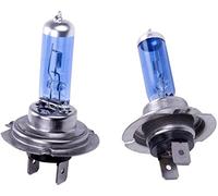 BOIVTUSI White Vehicle Halogen Xenon Headlight Bulb H7 - Super Bright Headlamp H7, 100W 12V HID Car Fog Light, Pack of 2, White