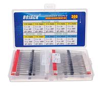 BOJACK 10 Values 300 pcs Rectifier Diodes 1N4001 1N4002 1N4003 1N4004 1N4005 1N4006 1N4007 Schottky Diodes 1N5817 1N5818 1N5819 Assortment Kit