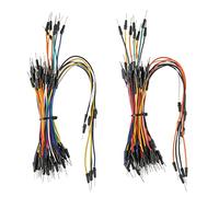 BOJACK 130 Pcs Flexible Breadboard Jumper Wires