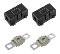 BOJACK 2 Pcs ANS Car Fuse Holders and 2 Pcs High Current Bolt-on Midi Fuses 150A Amp for Cars Trucks Vehicles