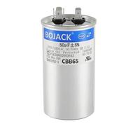 BOJACK 50uf 370 450V AC CBB65 Round Motor and Fan Start Capacitor 50MFD 1000 AFC