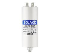 BOJACK CBB60 25uF 450V Motor Start Capacitor for Swimming Pool Pump 25µF 450Volt 40x95MM Connector M8 50/60Hz