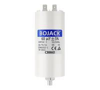 BOJACK CBB60 40uF 450V Motor Start Capacitor for Swimming Pool Pump 40µF 450Volt 45x90MM Connector M8 50/60Hz