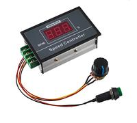 BOJACK DC Motor Speed Controller with Digital Display PWM 30A 6-60V 12V 24V 36V 48V LED Display Control Circuit Board with Start Stop Switch