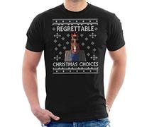 BoJack Horseman Regrettable Christmas Choices Men's T-Shirt Black