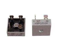 BOJACK KBPC2504 25A 400V Bridge Rectifier Diodes Axial KBPC2504 25 Amp 400 Volt Full Wave Electronic Silicon Diodes(Pack of 2 Pcs)