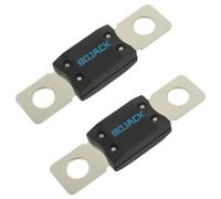 BOJACK MEGA/AMG High Current Fuse Bolt-on Fuse 500A Amp for Cars, Trucks, Construction Vehicles, Buses, Caravans (Pack of 2 ANM Fuses 500A)