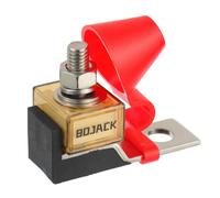 BOJACK MRBF Terminal Fuse Block 50A，58V DC Maximum, Single Stud 5/16" (M8) Compact Marine Rated Battery Fuse,IP66, Waterproof Ignition Protected Battery Fuse 50 AMP