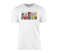 BoJack TV Series Horseman Characters T-Shirt - Men's Women's Unisex Fan Tee (2XL, White Prime)