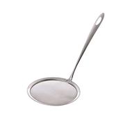 Boji First-class fine mesh colander made of stainless steel - Strain and sieve quinoa, rice, flour, pasta and much more with the strongest and most reliable large sieve.