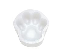 Boji Silicone Moulds,epoxy Resin Molds, 3.5 Inch DIY Large Pet Paw Silicone Mold Dog Cat Paw Print Stepping Stone Concrete Plaster Cake Pan Resin Mold Art Craft Epoxy Clay