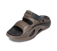 Bojiacha Unisex Sport Sandals - Breathable Webbing Strap Sliders, Non-Slip Cushion Casual Beach Water Shoes (Chocolate, Adult, Men, 6, Numeric, UK Footwear Size System, Medium)