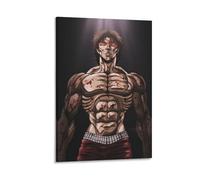 BOJIE Baki The Grappler Anime Poster (4) Picture Print Wall Art Poster Painting Canvas Posters Artworks Room Aesthetic 08x12inch(20x30cm)