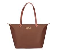 BOJLY Large Capacity Waterproof Tote Bag for Women - Foldable Reusable Shopping Bag for Travel, School & Work - Lightweight Packable Shoulder Bag (Russet)