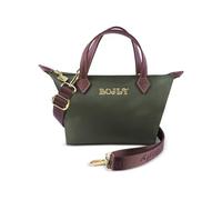 BOJLY Tote Bag for Women, Waterproof Multifunctional Mini Handbag, Lightweight Simple Crossbody Bag Shoulder Bag Small Purse, I- Forest Green, S