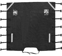 BOJOUL Caravan Front Towing Cover, Universal Thick Caravan Front Protection Covers with 2 LED Lights, Caravan Protector Covers
