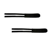 Bojueshaw 1 Pair Adjustable Bike Pedal Straps,Anti-Slip Double Adhesive Foot Straps for Bicycle, Exercise Bike & Spin Bike (Black)
