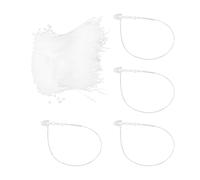 Bojueshaw 1000PCS Transparent Price Label Rope - Lightweight Plastic Label Rope for Clothing, Luggage, and Retail Display