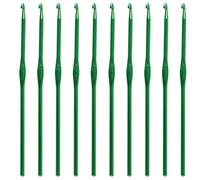 Bojueshaw 10pcs Crochet Hook Set,Aluminum Crochet Hook,Ergonomic Handle Crochet Hook for DIY Craft Beginners or Professionals