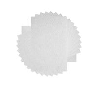 Bojueshaw 10pcs Felt Fabric Sheets,8"x12"Stiff Craft Felt for DIY Projects,Halloween & Christmas Crafts,Sewing,and School Art(White)