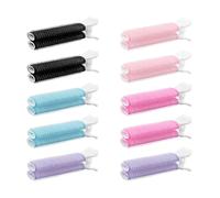 Bojueshaw 10pcs Fringe Styling Clip,No-Mark Hair Clips,Portable Volumising Hair Root Clips for DIY Hairs Curler Styling(5 Colours)