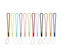 Bojueshaw 12pcs Silicone Hand Wrist Strap Lanyard,Colorful Phone Lanyard Straps for Mobile Phones,USB Drives,Keychains,Cameras