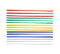 Bojueshaw 15pcs A4 Plastic Binding Spine Bars,Slide Binder Strips,Project Presentation Covers Clips for School,Office,Home(5 Colors,1 cm)