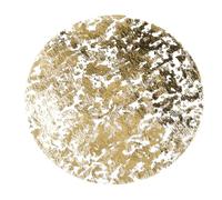 Bojueshaw 16PCS Disposable Gold Foil Placemats Round Metallic Mesh Table Mats for Dinner Parties, Banquets, and Events