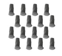 Bojueshaw 16PCS Grey Elastic Knitted Chair Leg Sleeves,Non-Slip Chair Table Feet Socks for Silent Protection in Bedrooms and Dining Rooms(Felt Bottom)