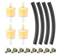 Bojueshaw 16PCS Motorcycle Gasoline Filter Kit - Durable and Strong Sealing Fuel Filter for Scooter, Dirt Bike, and Motorcycle Maintenance