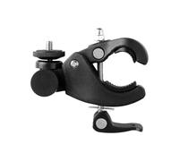 Bojueshaw 180°Adjustable ABS Camera Mount Clamp,Phone & Action Camera Holder for Motorcycle Handlebars,Bikes,Tripods(1/4" Threaded Head)