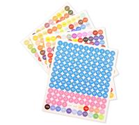 Bojueshaw 1set Number Stickers,100 Digital Stickers 26 Letters DMC447 Color Number,Color Labels for Sorting Storage Boxes Diamond Art Painting