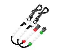 Bojueshaw 2 Pack Golf Stroke Bead Counters,Easy Push Slide Scorer with 10 Beads,Par Counter for Outdoor Sport Men Women