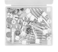 Bojueshaw 20 Sets Furniture Connection Kit,Flat Pack Furniture Connector Fixing Screw,3-in-1 Locking Cam Bolt Nuts for Furniture,Cabinet,Connecting