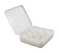 Bojueshaw 2000pcs Ivory Faux Fake Pearls, 4mm Round Acrylic Craft Beads for Jewelry Making, Bracelets, Necklaces, Hairs, Crafts