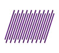 Bojueshaw 20pcs Car Vent Trim Kit,Universal Straight Air Vent Covers, Bendable Chrome PVC Decorative Strips for Most Air Vent Outlet(Purple)